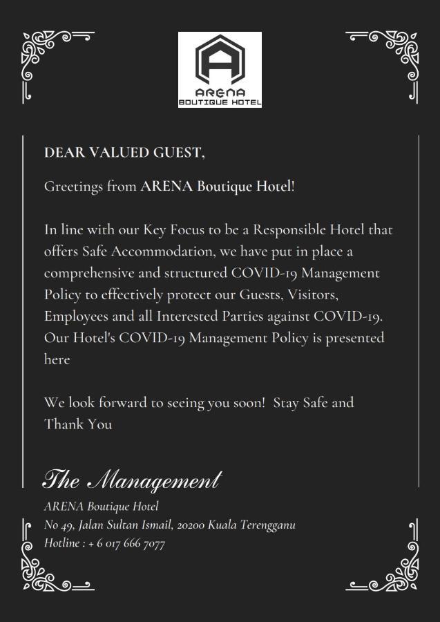 Arena Boutique Hotel Kuala Terengganu Buitenkant foto